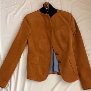 Dark camel colored blazer